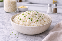 white rice bowl